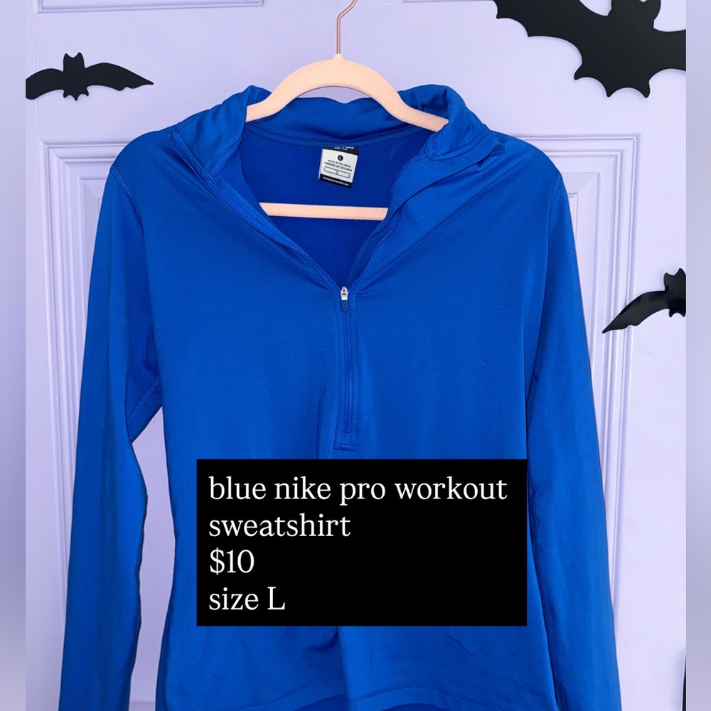 Nike Blue Athletic Hoodie